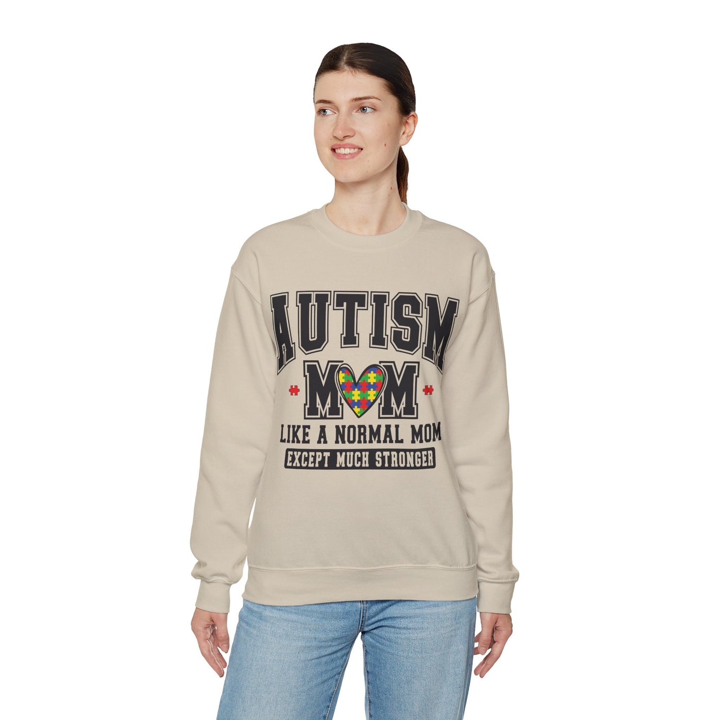 Autism Mom Unisex Crewneck Women's Sweatshirt