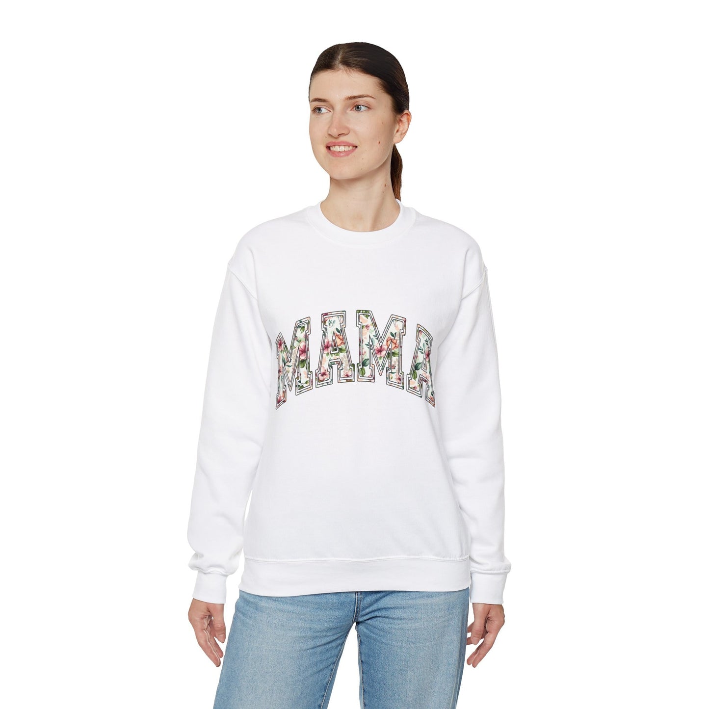 Mama Floral Women's Crewneck Sweatshirt