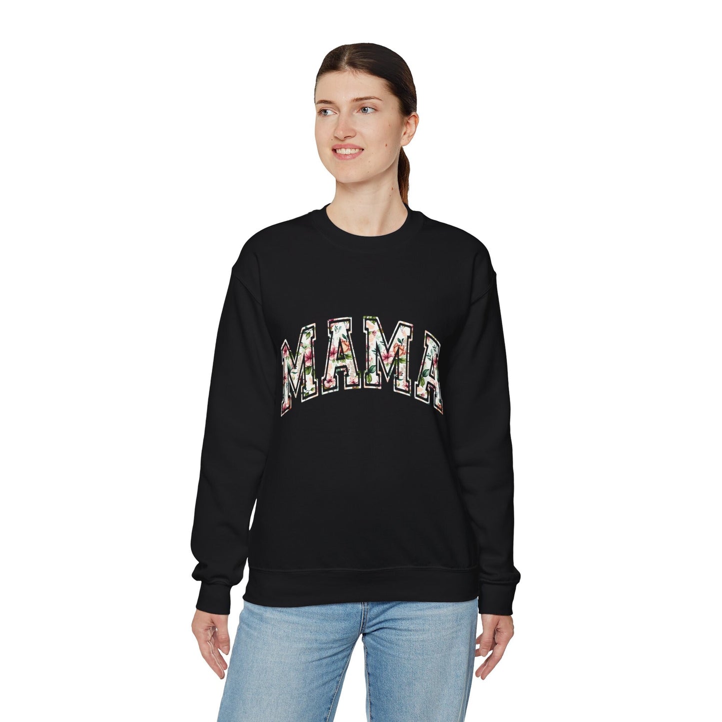 Mama Floral Women's Crewneck Sweatshirt