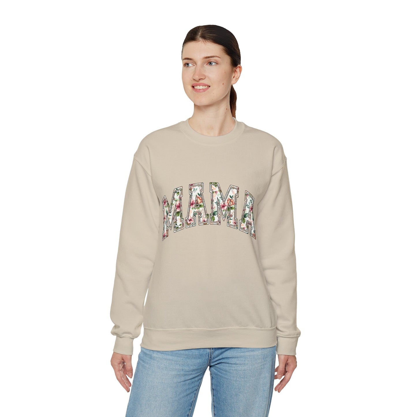 Mama Floral Women's Crewneck Sweatshirt