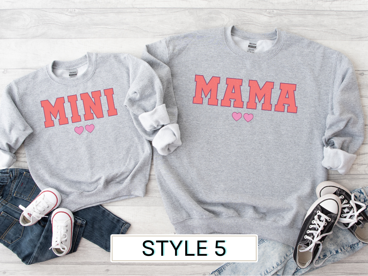 Custom Mama & Me/Daddy & Me Sweatshirt