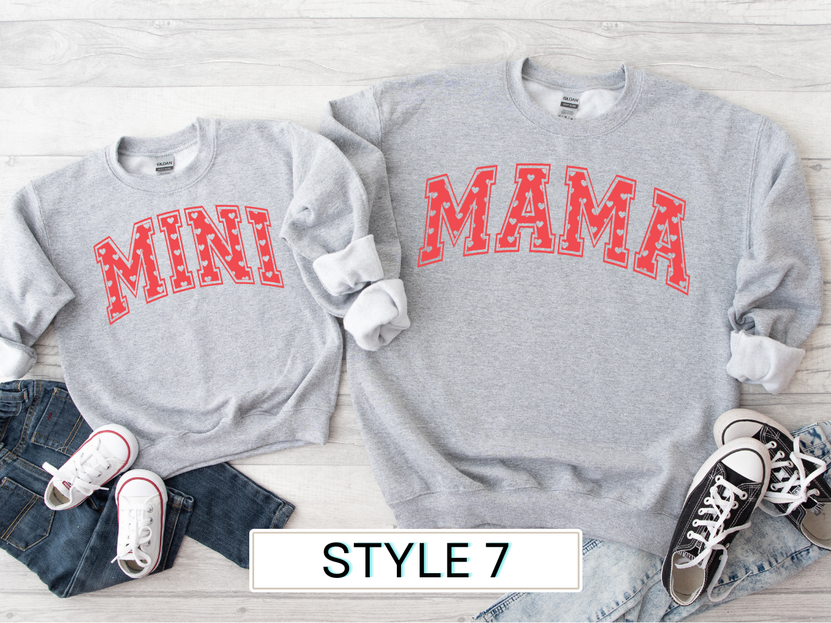 Custom Mama & Me/Daddy & Me Sweatshirt