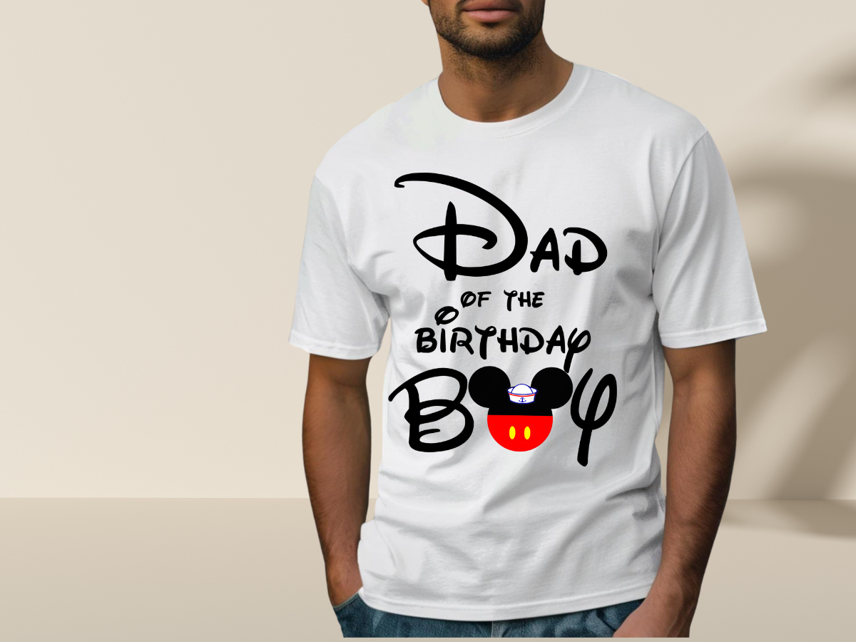 Custom Dad of the Birthday Boy T-Shirt