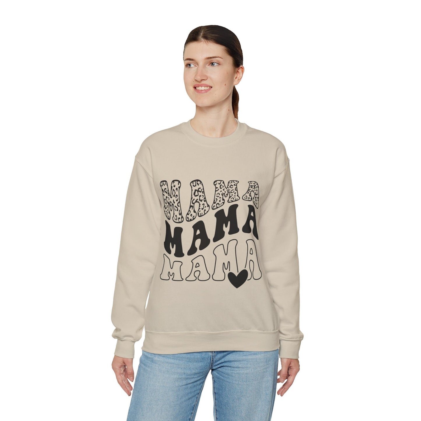 Retro Mama Crewneck Sweatshirt - Unisex  Comfy  Stylish