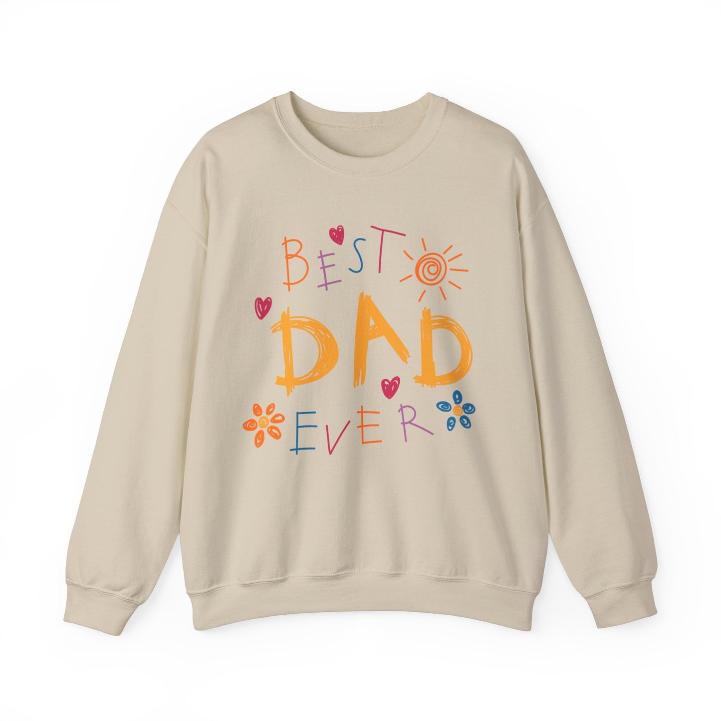 Best Dad Ever, Unisex Heavy Blend™ Crewneck Men's Sweatshirt