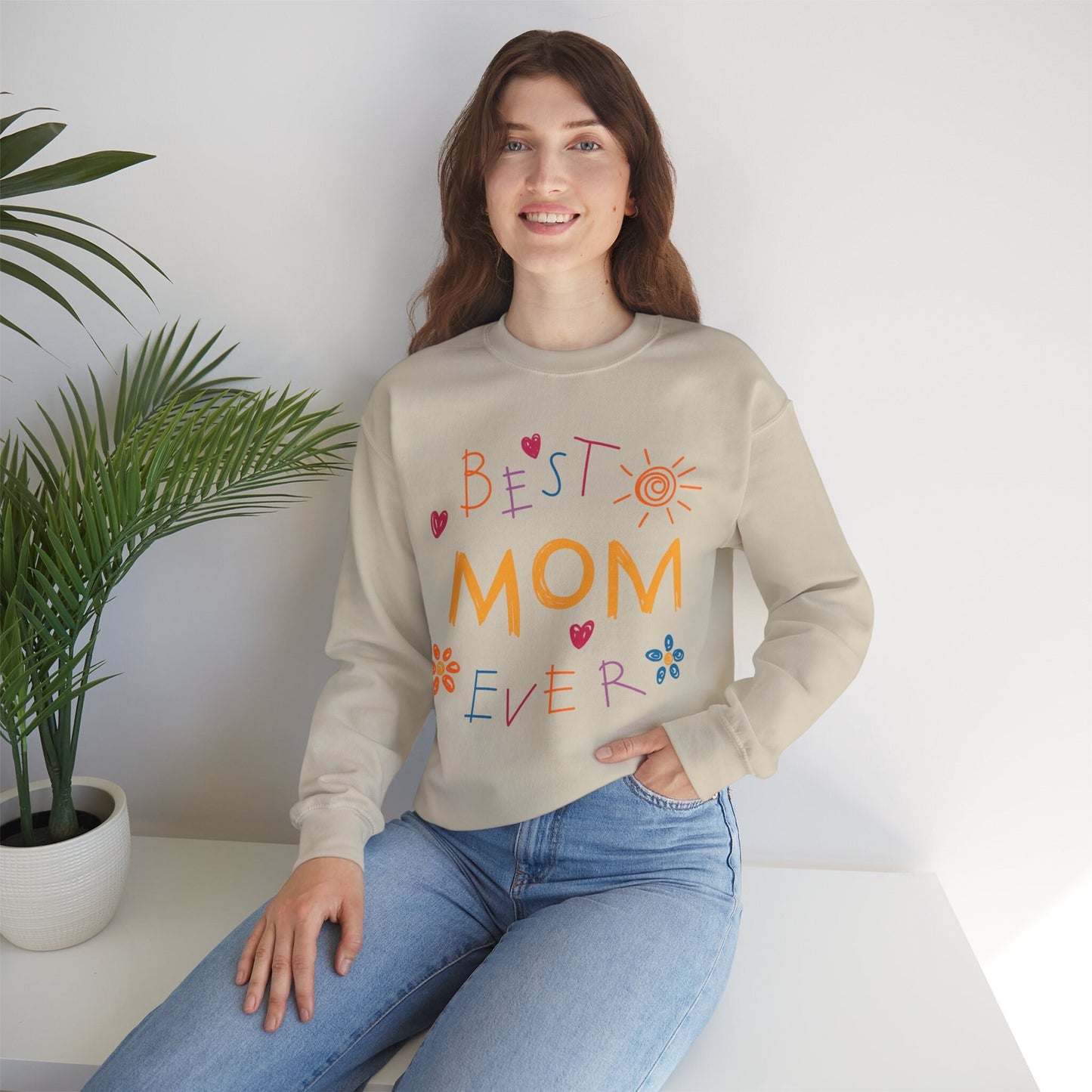 Best Mom Ever Unisex Crewneck  Women's Sweatshirt