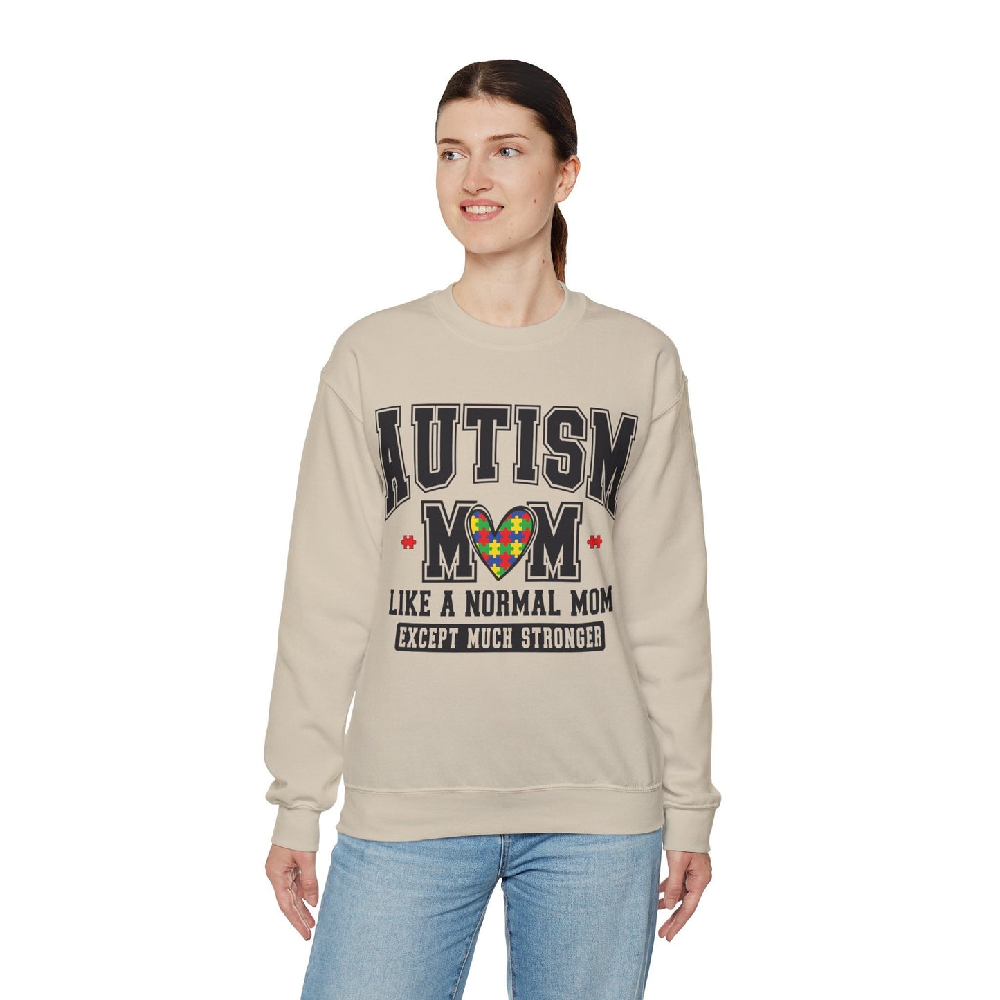 Autism Mom Unisex Crewneck  Women's Sweatshirt