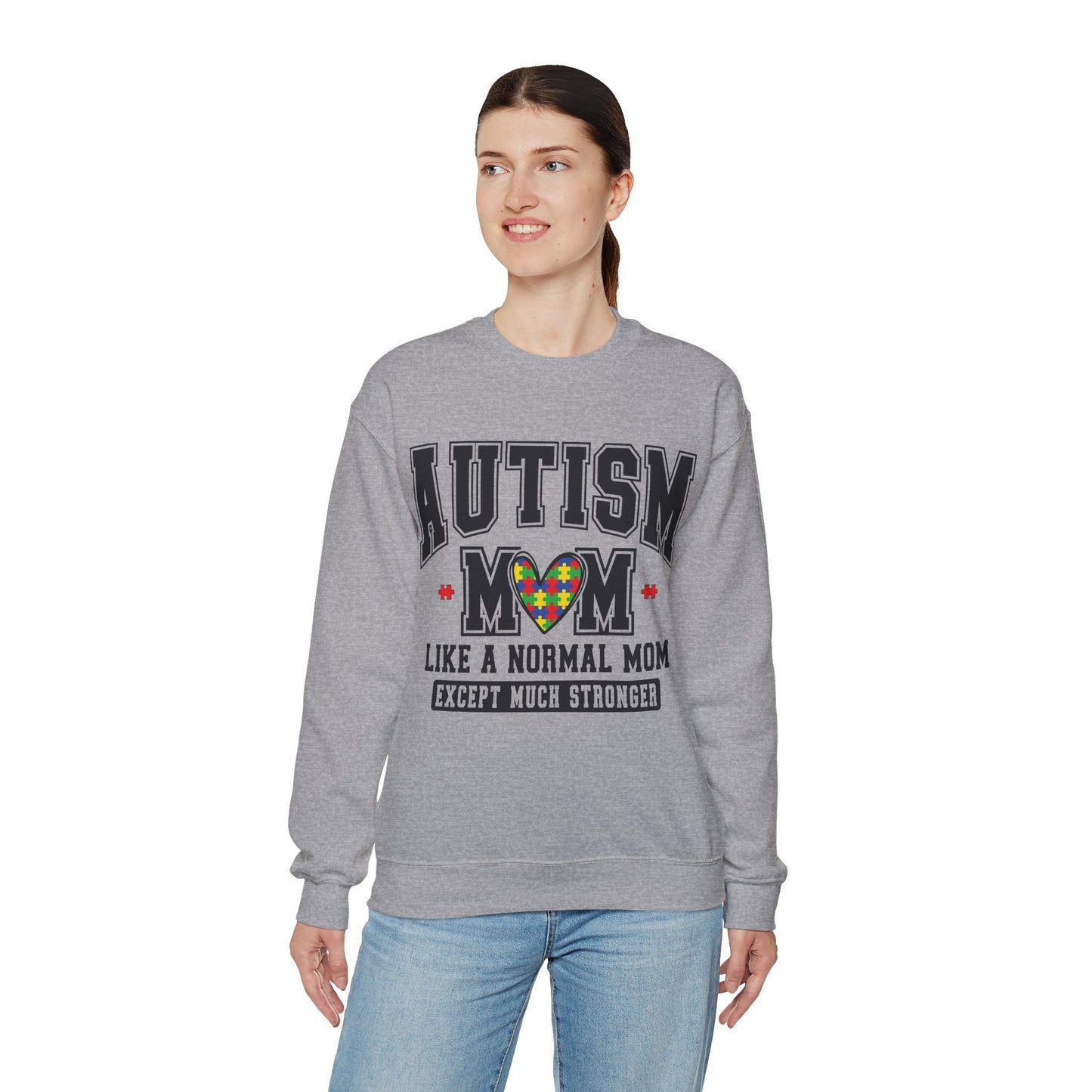 Autism Mom Unisex Crewneck  Women's Sweatshirt