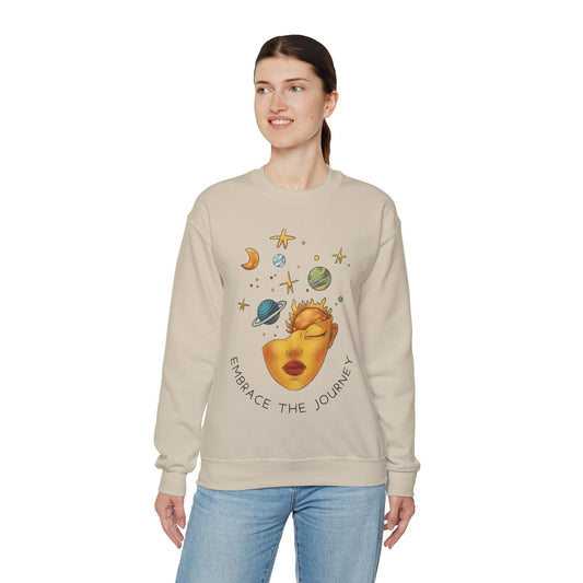 Embrace the Journey Unisex Crewneck  Women's Sweatshirt