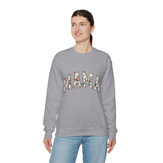 Mama Floral Women's Crewneck Sweatshirt